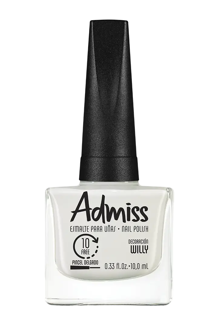 WILLY - ESMALTE DECORACIÓN ESTANDAR ADMISS 10 ML - GAMA BLANCO