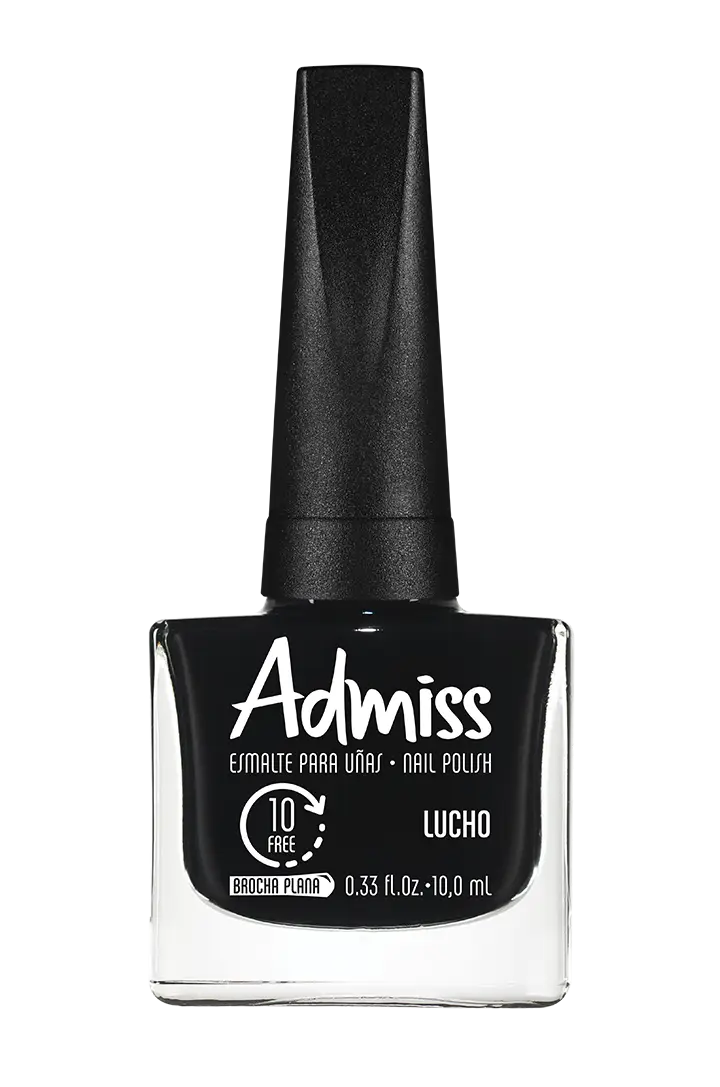 LUCHO - ESMALTE TRADICIONAL CREMOSOS ADMISS 10 ML - GAMA NEGRO